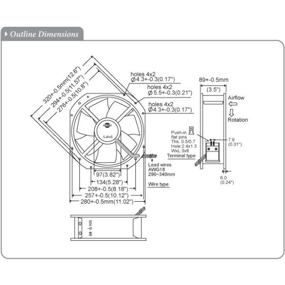 M280GAN11-3-4 Sinwan Metal Impeller