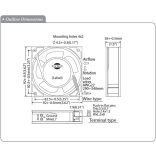 MD938AN - Sinwan DC Fan Dia.92x92x38mm / 3.6x1.5inch 82~58 CFM