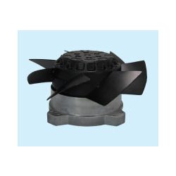   MK180F (HR) - Sinwan AC Skeleton Fan, Metal Impeller, Dia.160x80mm / 6.5inch 410~210 CFM