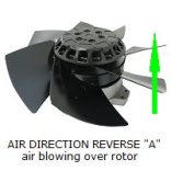 MK205RAN (A)(HR) - Sinwan AC Skeleton Fan, Metal Impeller ,Reverse Airflow, Dia.189x64mm / 7.4 inch 570~209 CFM