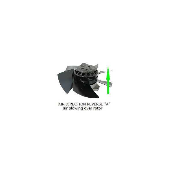 MK205RAN (A)(HR) - Sinwan AC Skeleton Fan, Metal Impeller ,Reverse Airflow, Dia.189x64mm / 7.4 inch 570~209 CFM