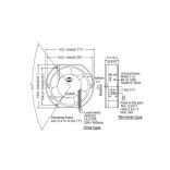 S175SAP - Sinwan AC Plastic Impeller Tubeaxial Fan, 172x150x51mm/6.7x2inch 312 CFM