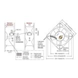 S180GAP - Sinwan AC Plastic Impeller Tubeaxial Fan, 176x176x89mm/7x3.5inch 410 CFM