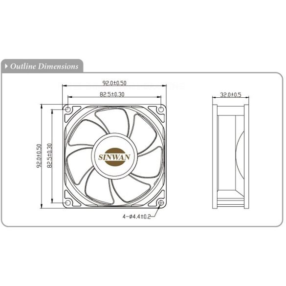 SE932PT-22-1 Sinwan EC Motor